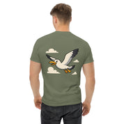 T-Shirt Unisex Stampata Posteriore 100% Cotone – Confortevole – Design Gabbian-Biiply