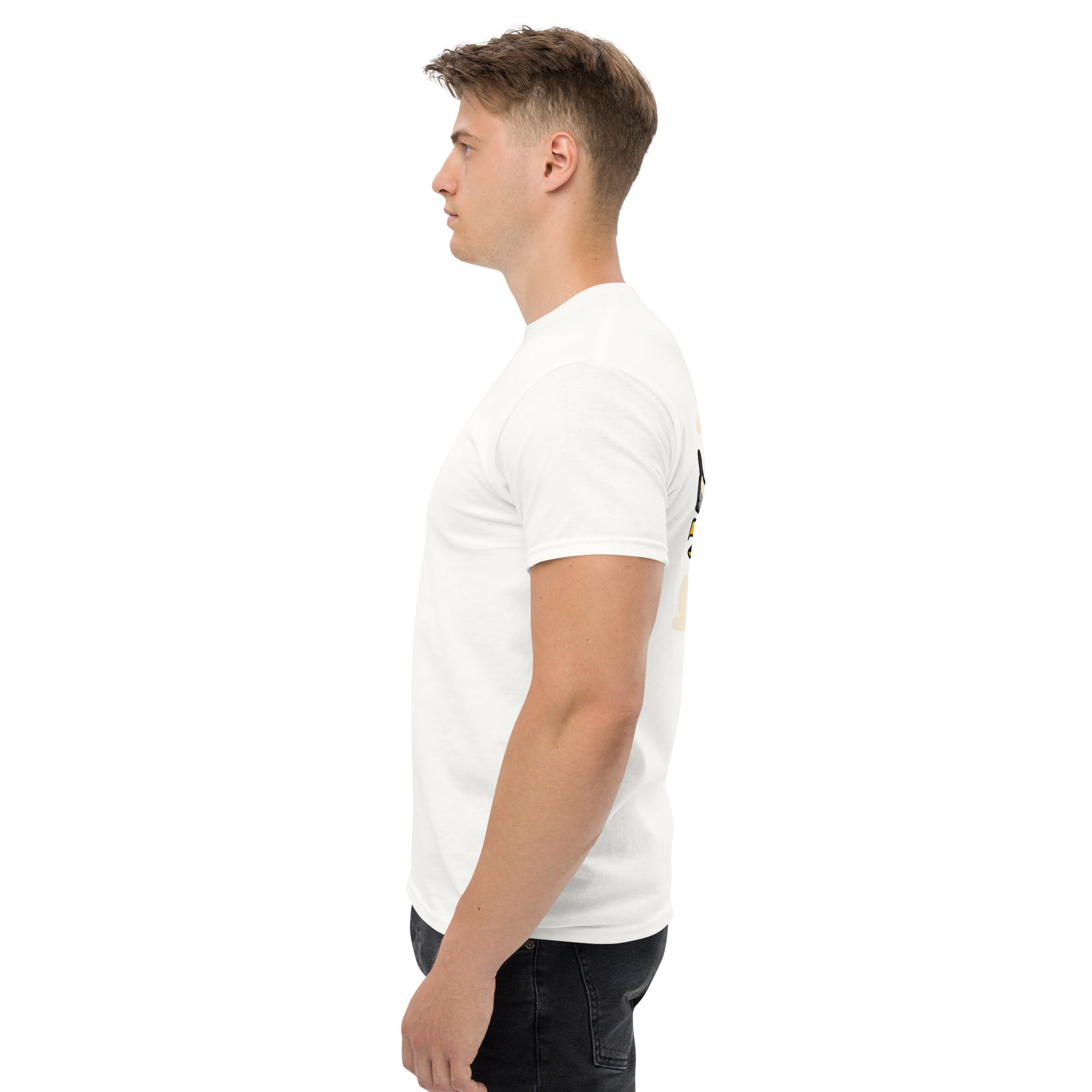 T-Shirt Unisex Stampata Posteriore 100% Cotone – Confortevole – Design Gabbian-Biiply