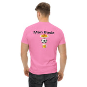 T-Shirt Unisex Stampata Posteriore 100% Cotone – Confortevole – Design Man Basic-Biiply