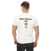 T-Shirt Unisex Stampata Posteriore 100% Cotone – Confortevole – Design Man Basic-Biiply