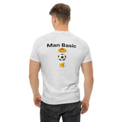 T-Shirt Unisex Stampata Posteriore 100% Cotone – Confortevole – Design Man Basic-Biiply