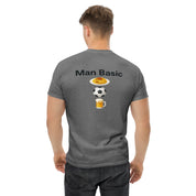 T-Shirt Unisex Stampata Posteriore 100% Cotone – Confortevole – Design Man Basic-Biiply