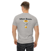 T-Shirt Unisex Stampata Posteriore 100% Cotone – Confortevole – Design Man Basic-Biiply