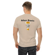 T-Shirt Unisex Stampata Posteriore 100% Cotone – Confortevole – Design Man Basic-Biiply
