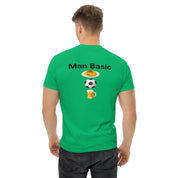 T-Shirt Unisex Stampata Posteriore 100% Cotone – Confortevole – Design Man Basic-Biiply