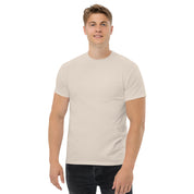 T-Shirt Unisex Stampata Posteriore 100% Cotone – Confortevole – Design Man Basic-Biiply