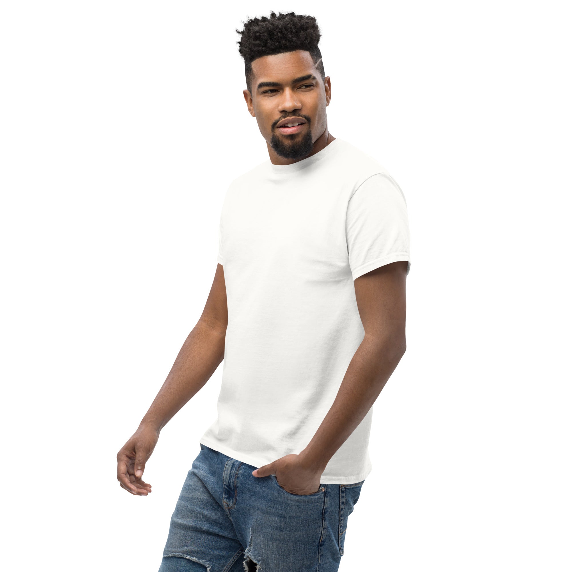 T-Shirt Unisex Stampata Posteriore 100% Cotone – Confortevole – Design Off White Dollar-Biiply