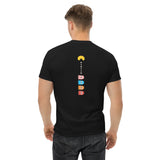 T-Shirt Unisex Stampata Posteriore 100% Cotone – Confortevole – Design Pacman