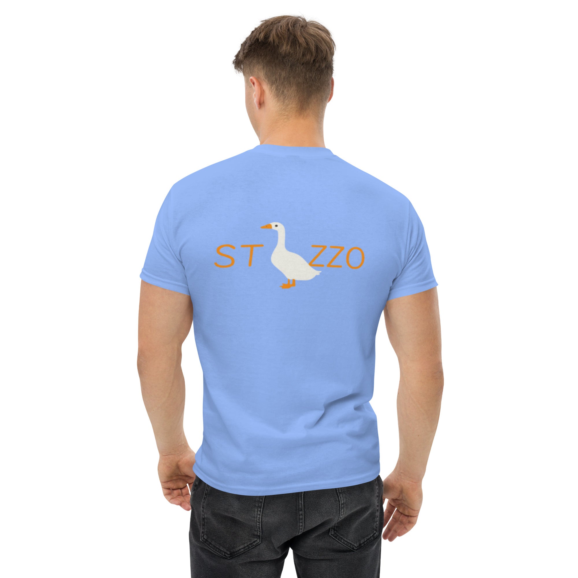 T-Shirt Unisex Stampata Posteriore 100% Cotone – Confortevole – Design Stocazzo-Biiply