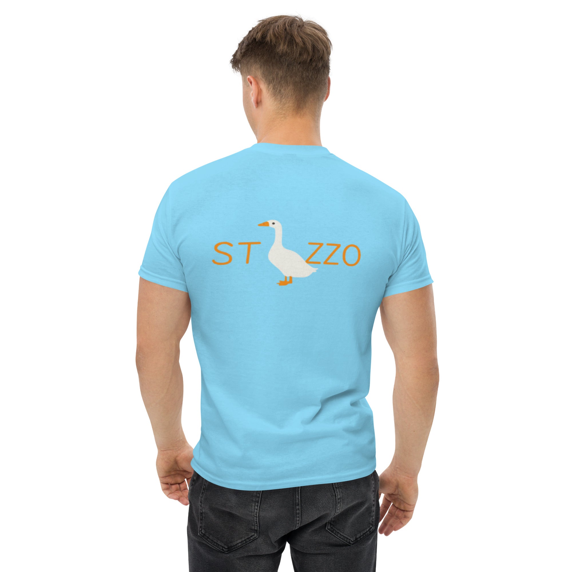 T-Shirt Unisex Stampata Posteriore 100% Cotone – Confortevole – Design Stocazzo-Biiply