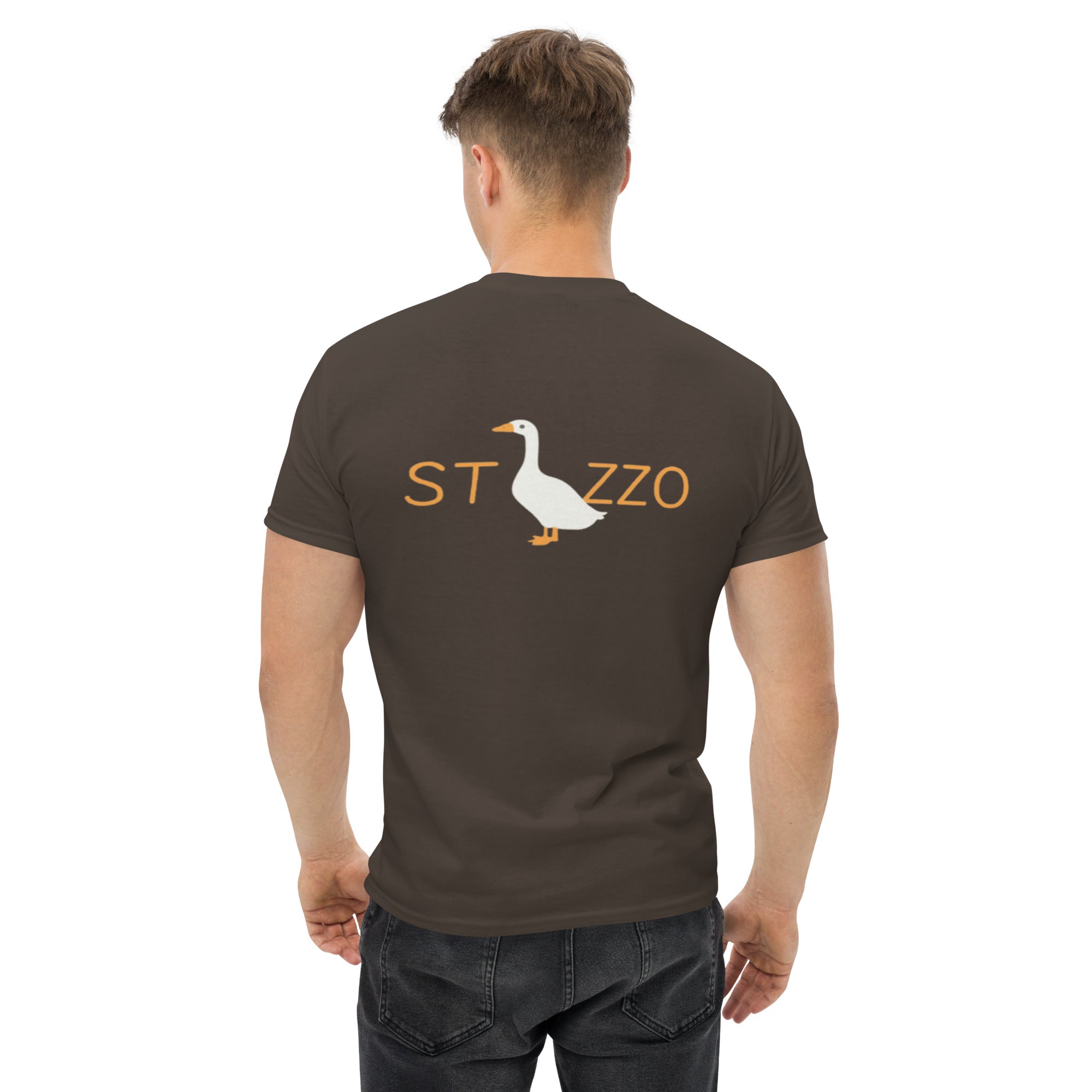 T-Shirt Unisex Stampata Posteriore 100% Cotone – Confortevole – Design Stocazzo-Biiply