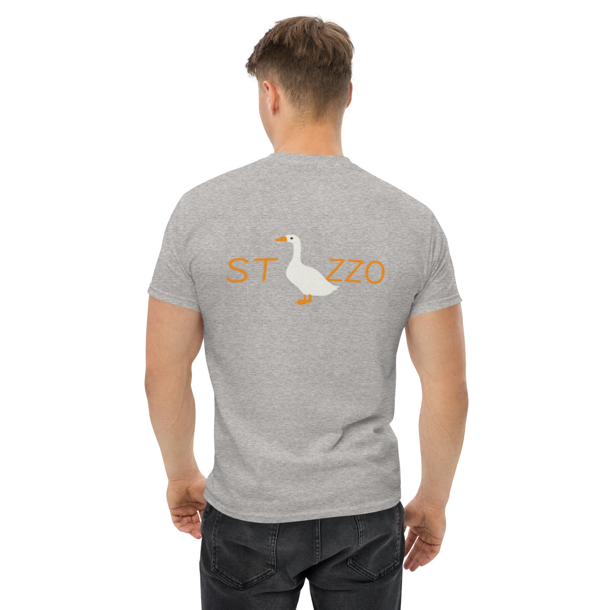 T-Shirt Unisex Stampata Posteriore 100% Cotone – Confortevole – Design Stocazzo-Biiply