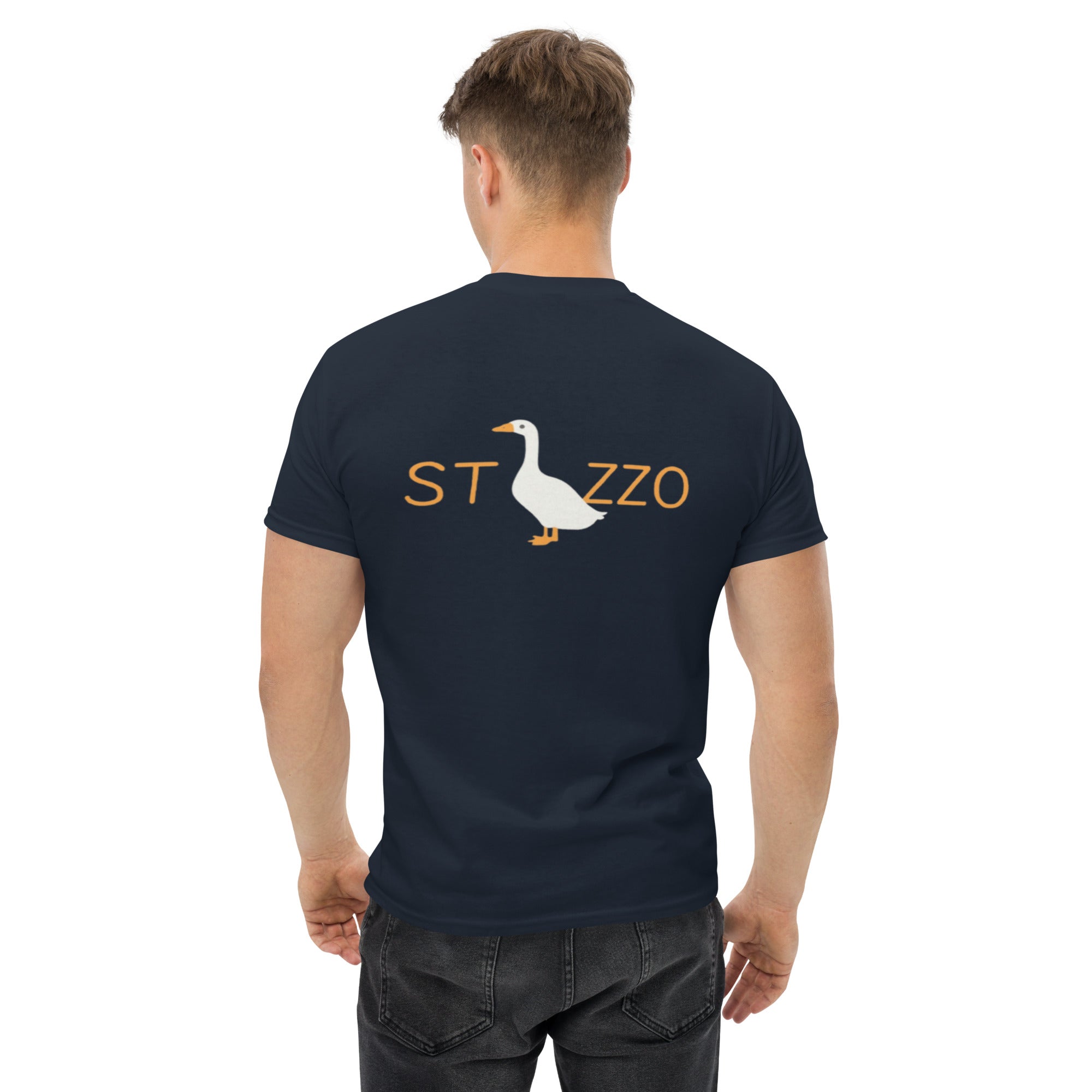 T-Shirt Unisex Stampata Posteriore 100% Cotone – Confortevole – Design Stocazzo-Biiply