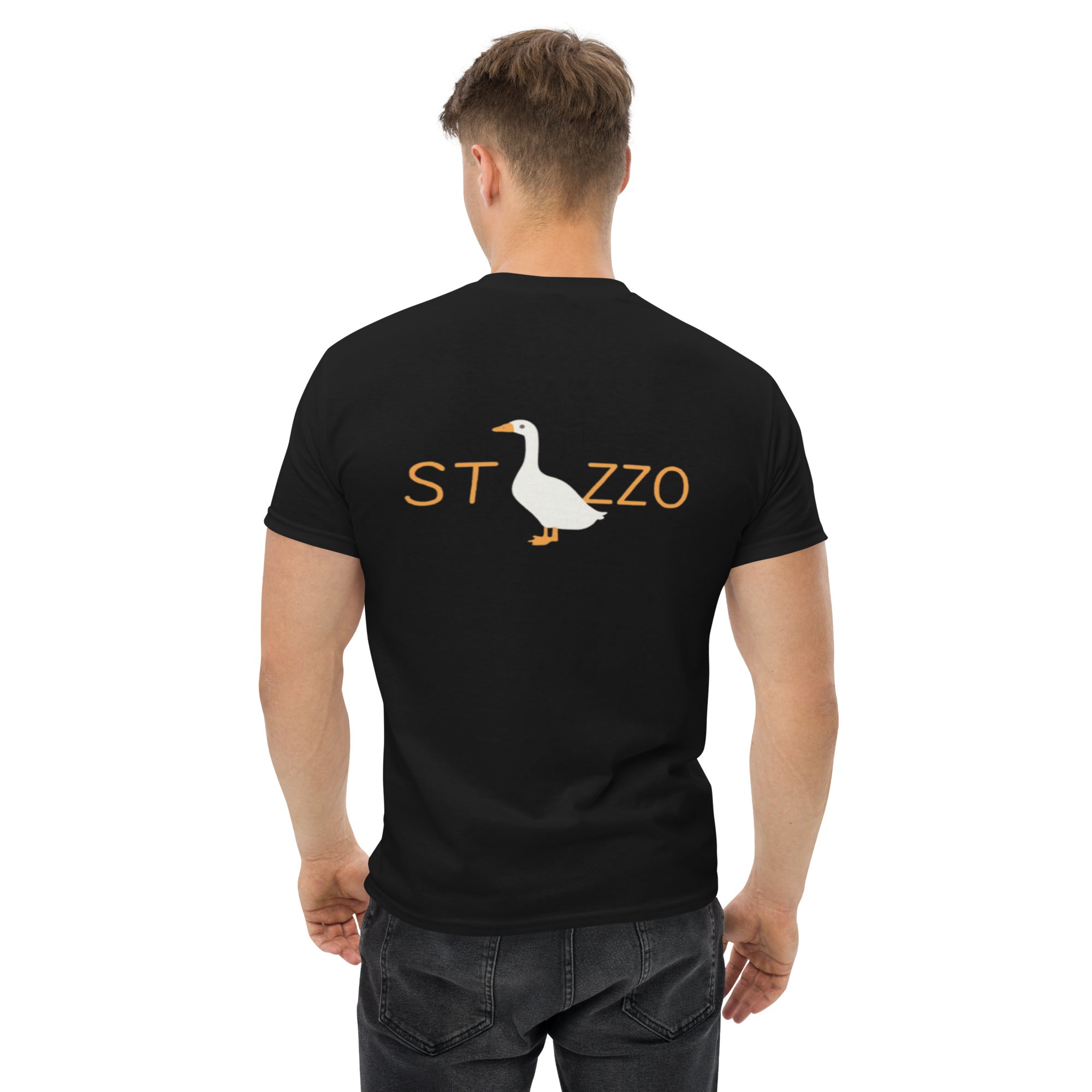 T-Shirt Unisex Stampata Posteriore 100% Cotone – Confortevole – Design Stocazzo-Biiply