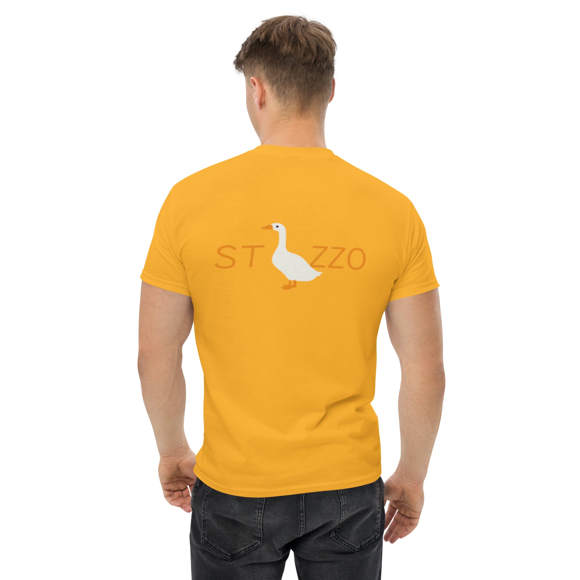 T-Shirt Unisex Stampata Posteriore 100% Cotone – Confortevole – Design Stocazzo-Biiply