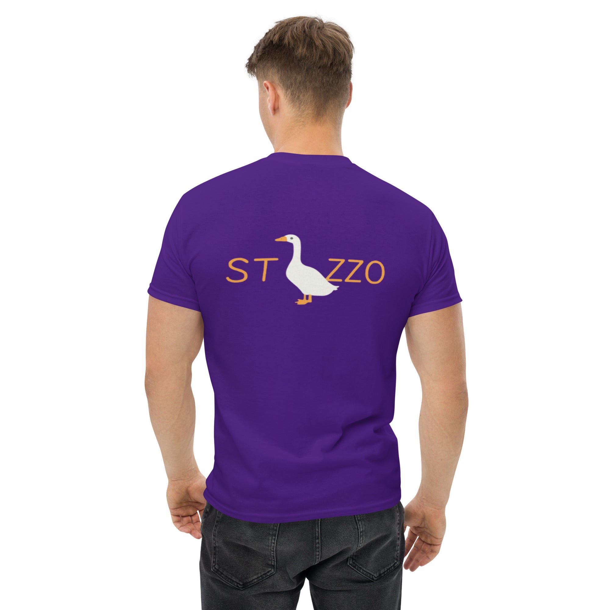 T-Shirt Unisex Stampata Posteriore 100% Cotone – Confortevole – Design Stocazzo-Biiply