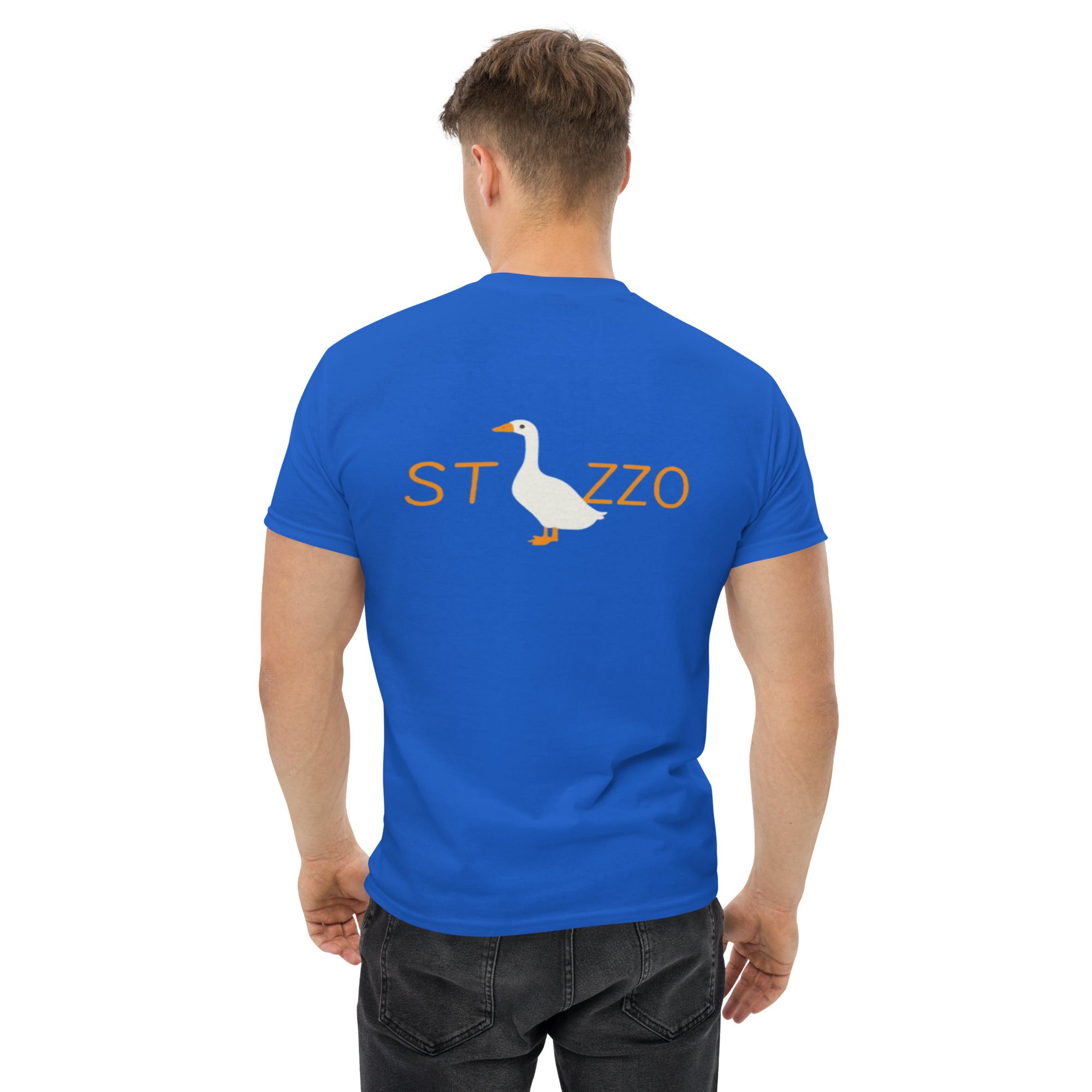 T-Shirt Unisex Stampata Posteriore 100% Cotone – Confortevole – Design Stocazzo-Biiply