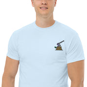 T-shirt Ricamata Unisex – 100% Cotone – Stile Streetwear e Confortevole – Accetta Legno