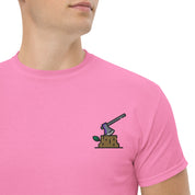 T-shirt Ricamata Unisex – 100% Cotone – Stile Streetwear e Confortevole – Accetta Legno