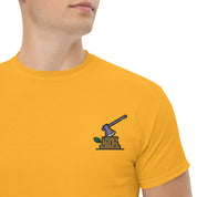 T-shirt Ricamata Unisex – 100% Cotone – Stile Streetwear e Confortevole – Accetta Legno