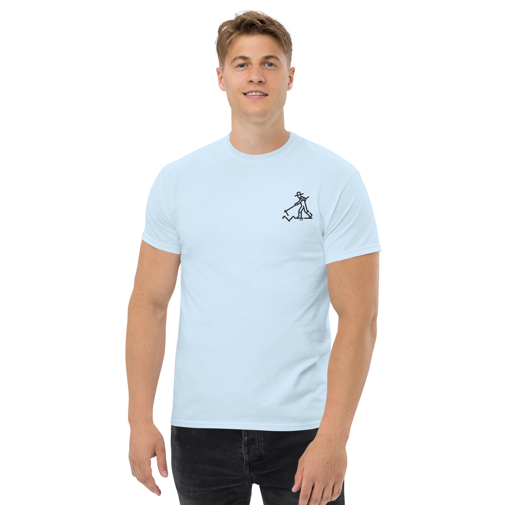T-shirt Ricamata Unisex – 100% Cotone – Stile Streetwear e Confortevole – Agricoltore