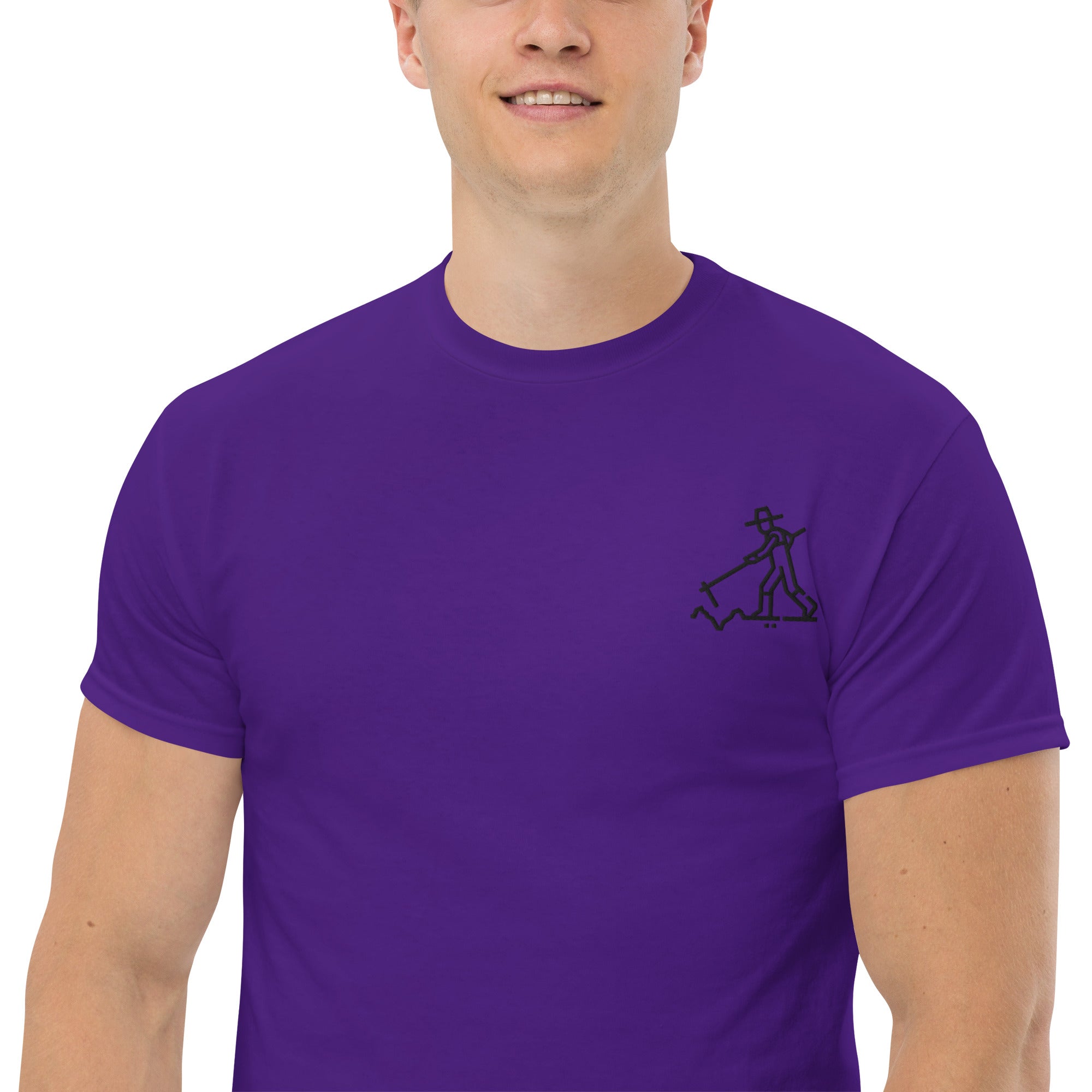 T-shirt Ricamata Unisex – 100% Cotone – Stile Streetwear e Confortevole – Agricoltore