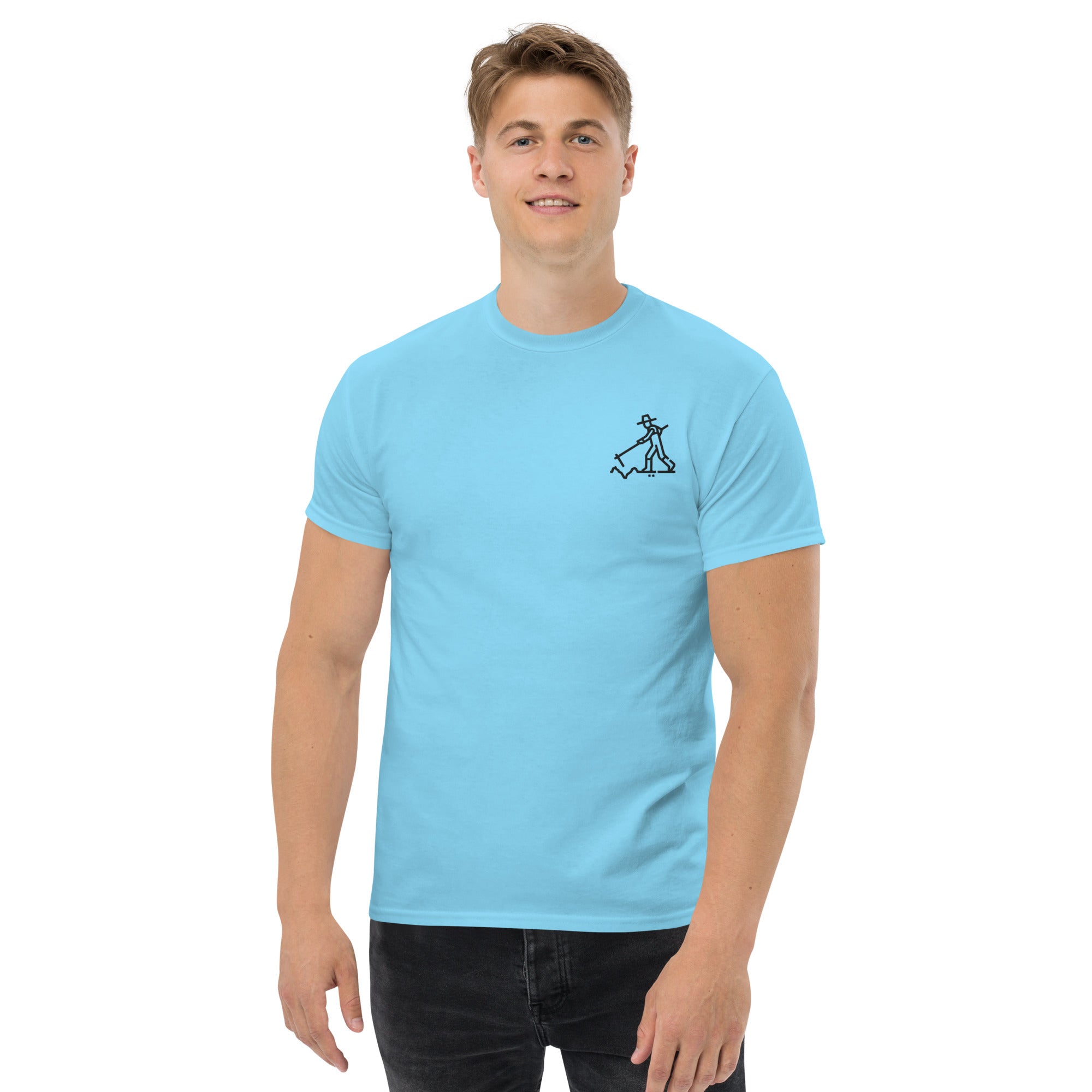 T-shirt Ricamata Unisex – 100% Cotone – Stile Streetwear e Confortevole – Agricoltore