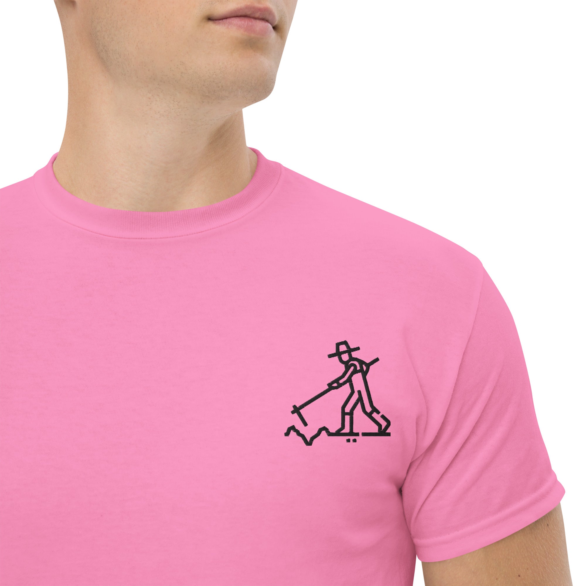 T-shirt Ricamata Unisex – 100% Cotone – Stile Streetwear e Confortevole – Agricoltore