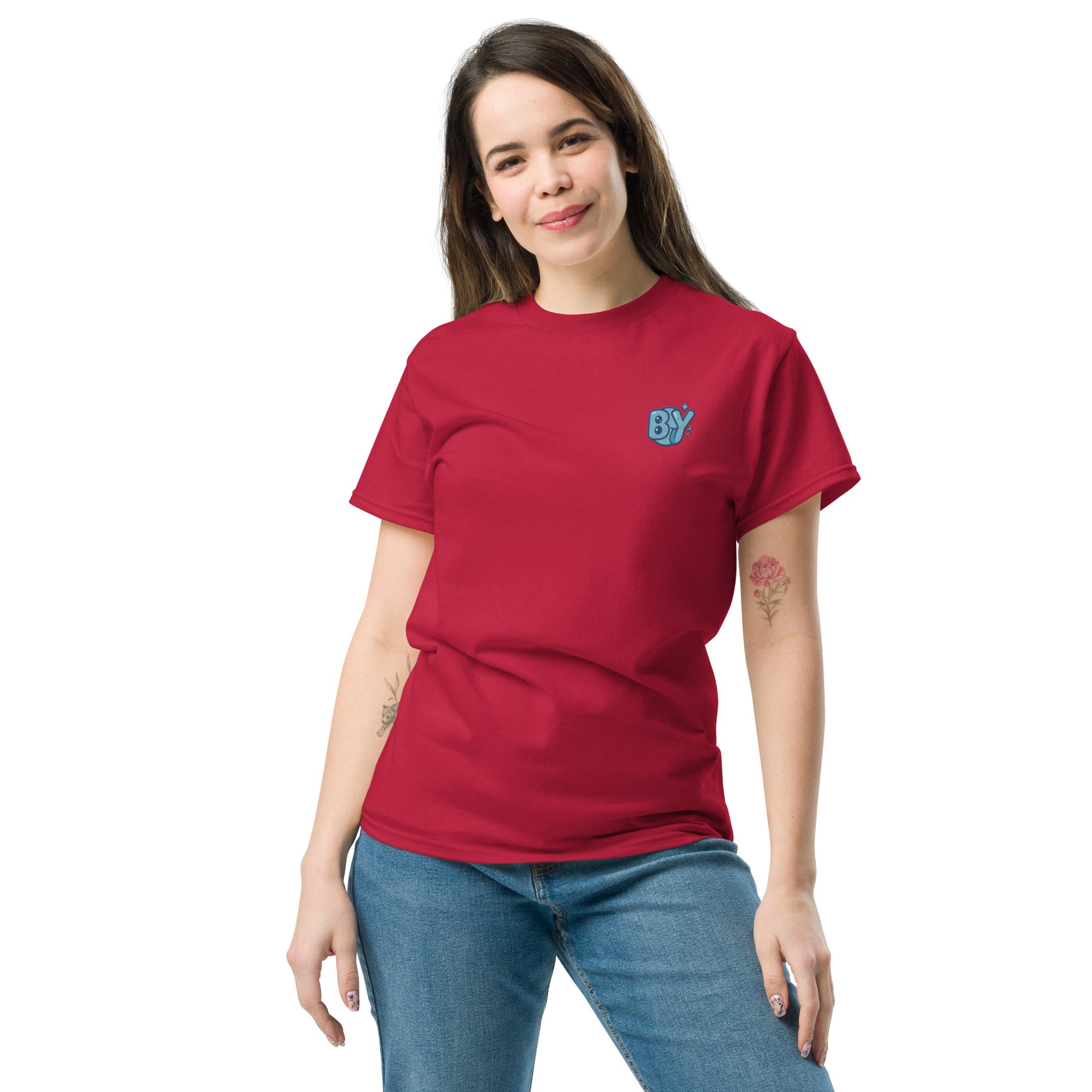 T-shirt Ricamata Unisex BiiPly Logo Divertente