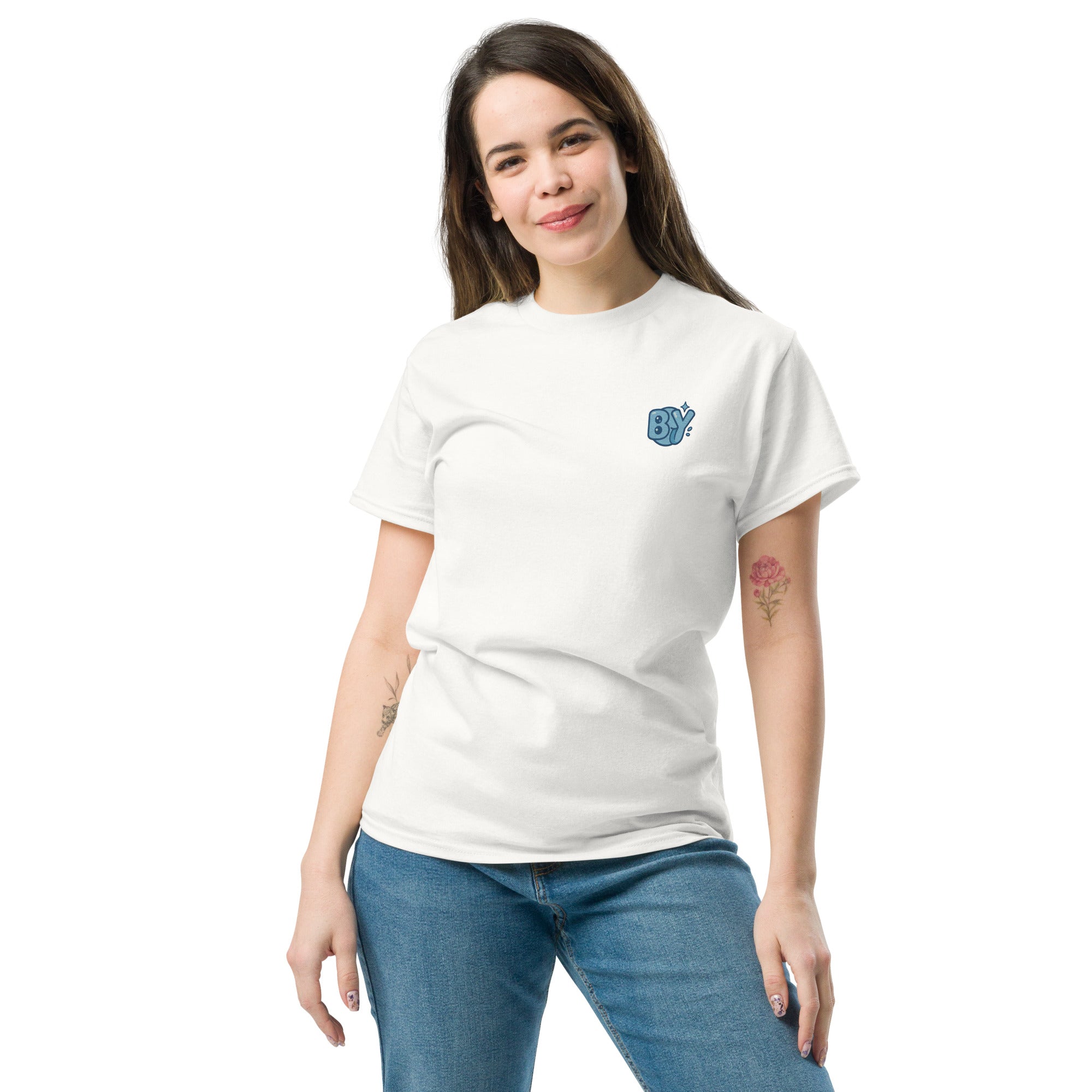 T-shirt Ricamata Unisex – 100% Cotone – Stile Streetwear e Confortevole – BiiPly Logo Divertente