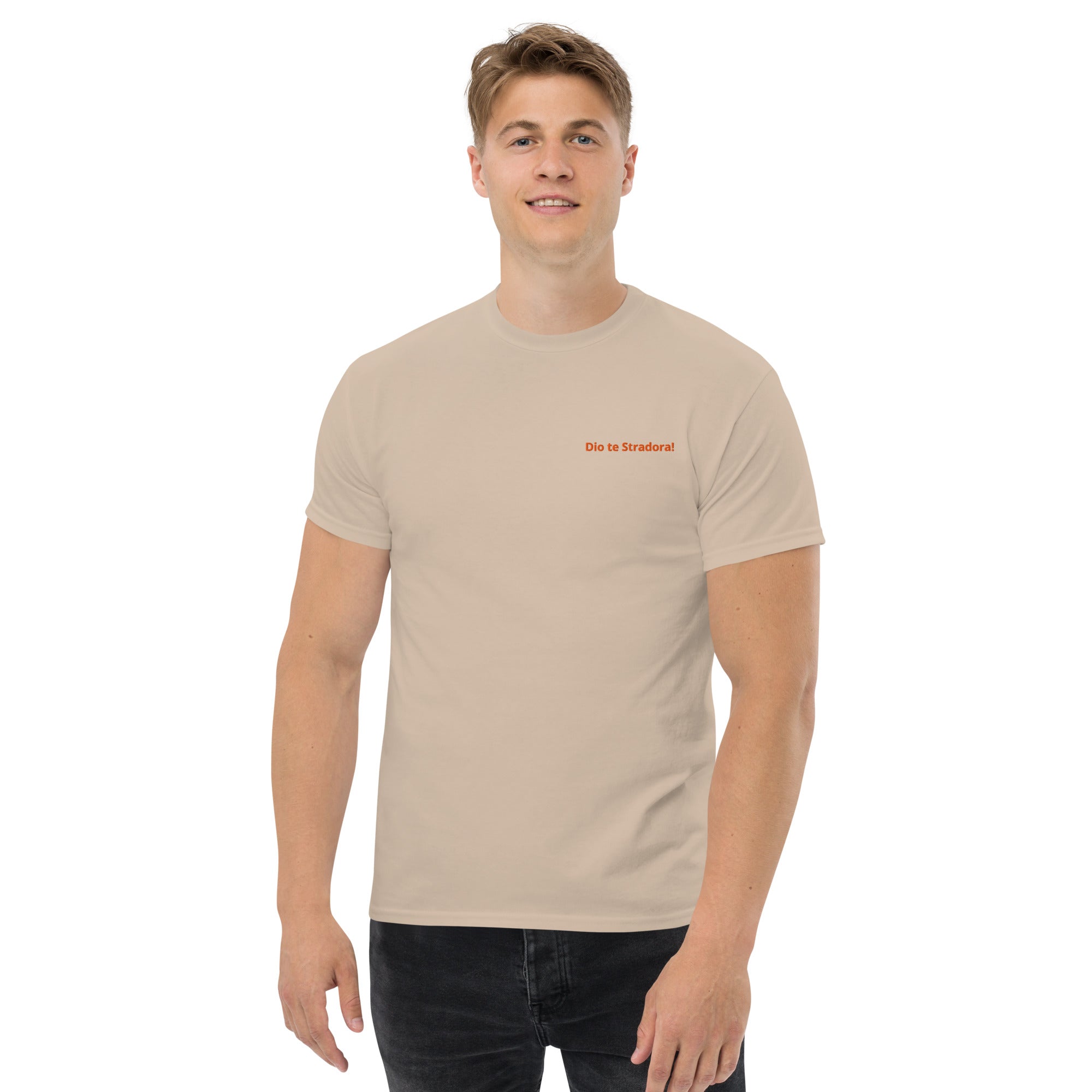 T-shirt Unisex Ricamata Dio te stradora