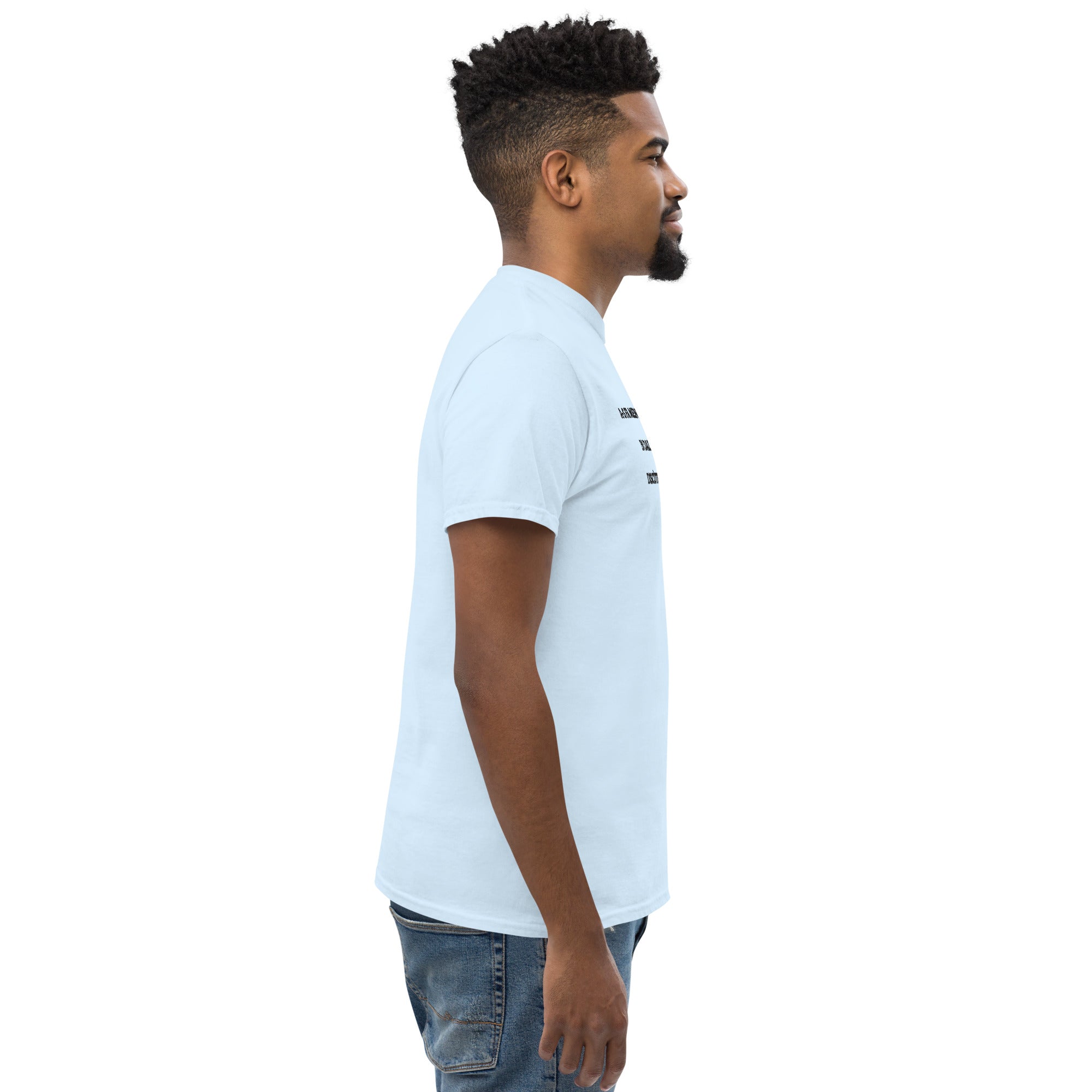 T-shirt Unisex Ricamata Discùter Con Un Caiòun!
