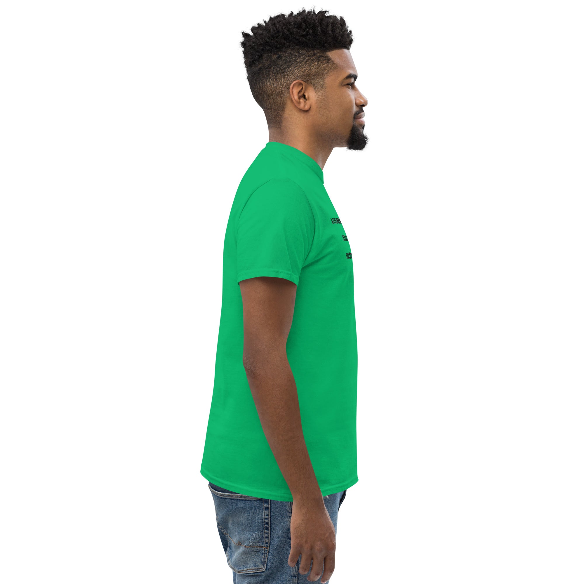 T-shirt Unisex Ricamata Discùter Con Un Caiòun!