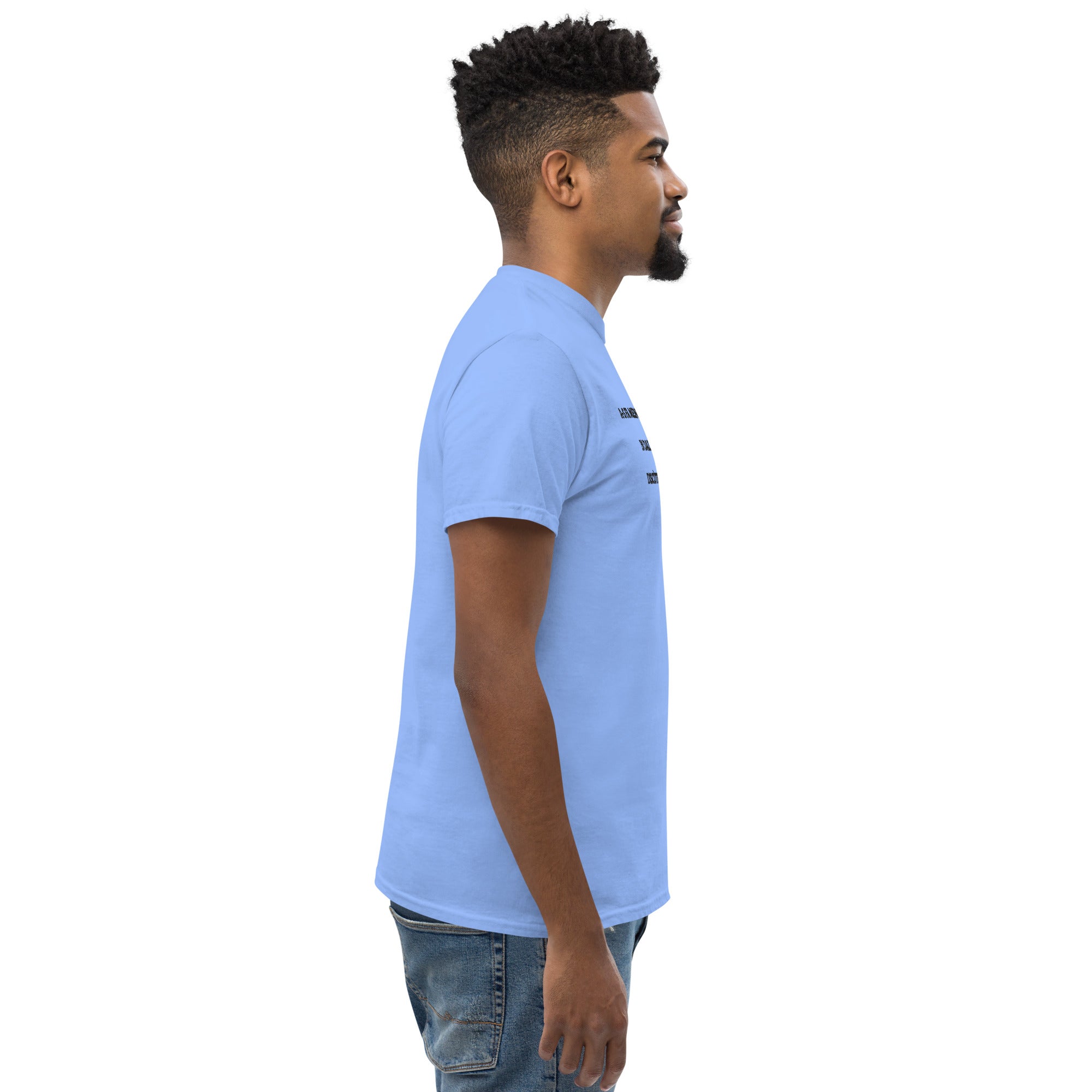 T-shirt Unisex Ricamata Discùter Con Un Caiòun!