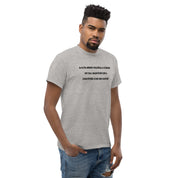 T-shirt Unisex Ricamata Discùter Con Un Caiòun!