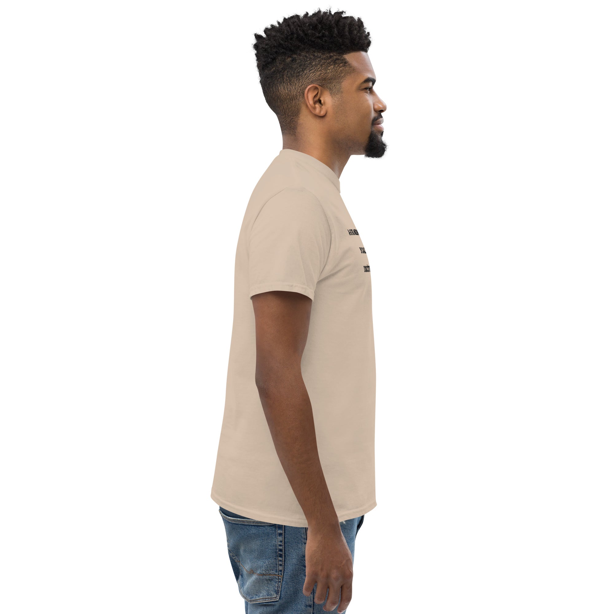 T-shirt Unisex Ricamata Discùter Con Un Caiòun!