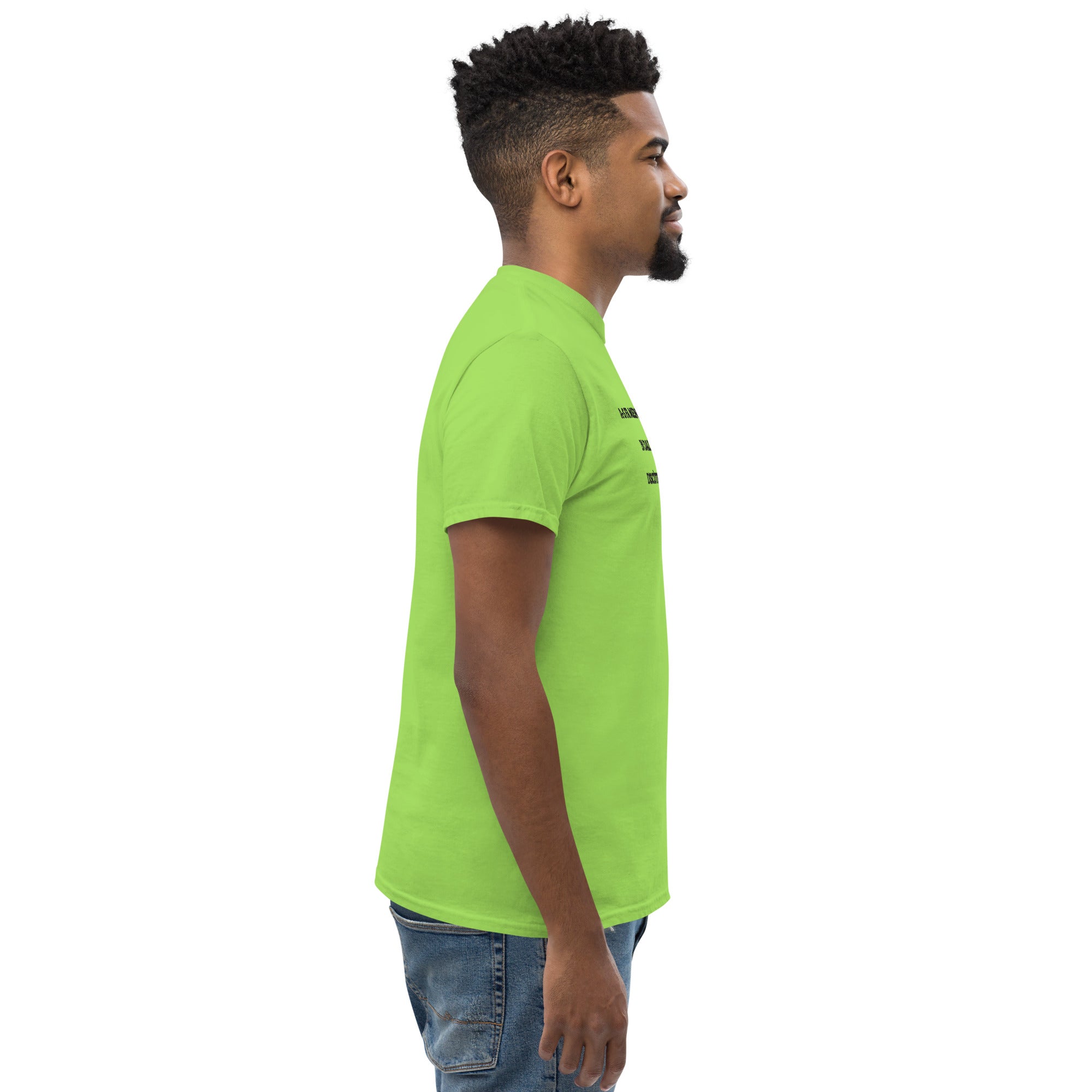 T-shirt Unisex Ricamata Discùter Con Un Caiòun!