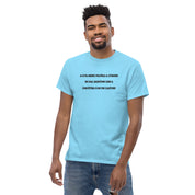 T-shirt Unisex Ricamata Discùter Con Un Caiòun!
