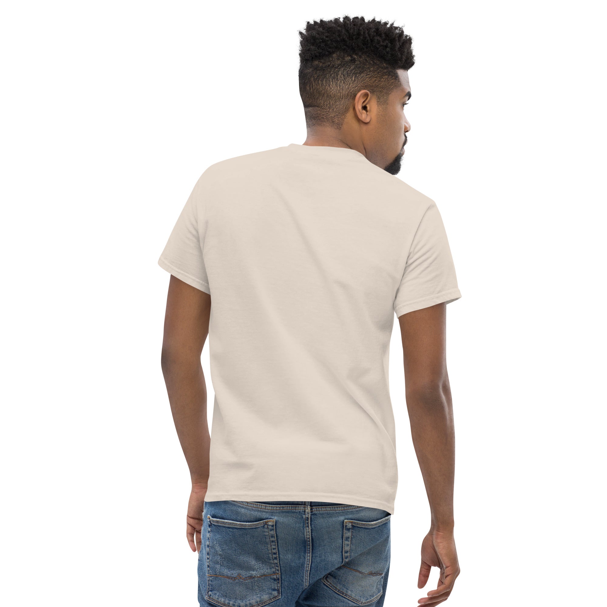 T-shirt Unisex Ricamata Discùter Con Un Caiòun!