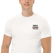 T-shirt Ricamata Unisex – 100% Cotone – Stile Streetwear e Confortevole – Divertiti a Rimanere Povero BTC