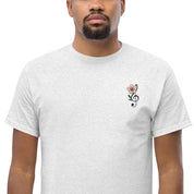 T-shirt Ricamata Unisex – 100% Cotone – Stile Streetwear e Confortevole – Fiore di Ciliegio