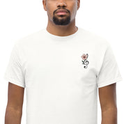 T-shirt Ricamata Unisex – 100% Cotone – Stile Streetwear e Confortevole – Fiore di Ciliegio