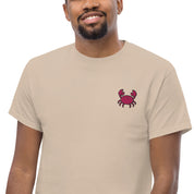 T-shirt Ricamata Unisex – 100% Cotone – Stile Streetwear e Confortevole – Granchio