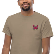 T-shirt Ricamata Unisex – 100% Cotone – Stile Streetwear e Confortevole – Granchio