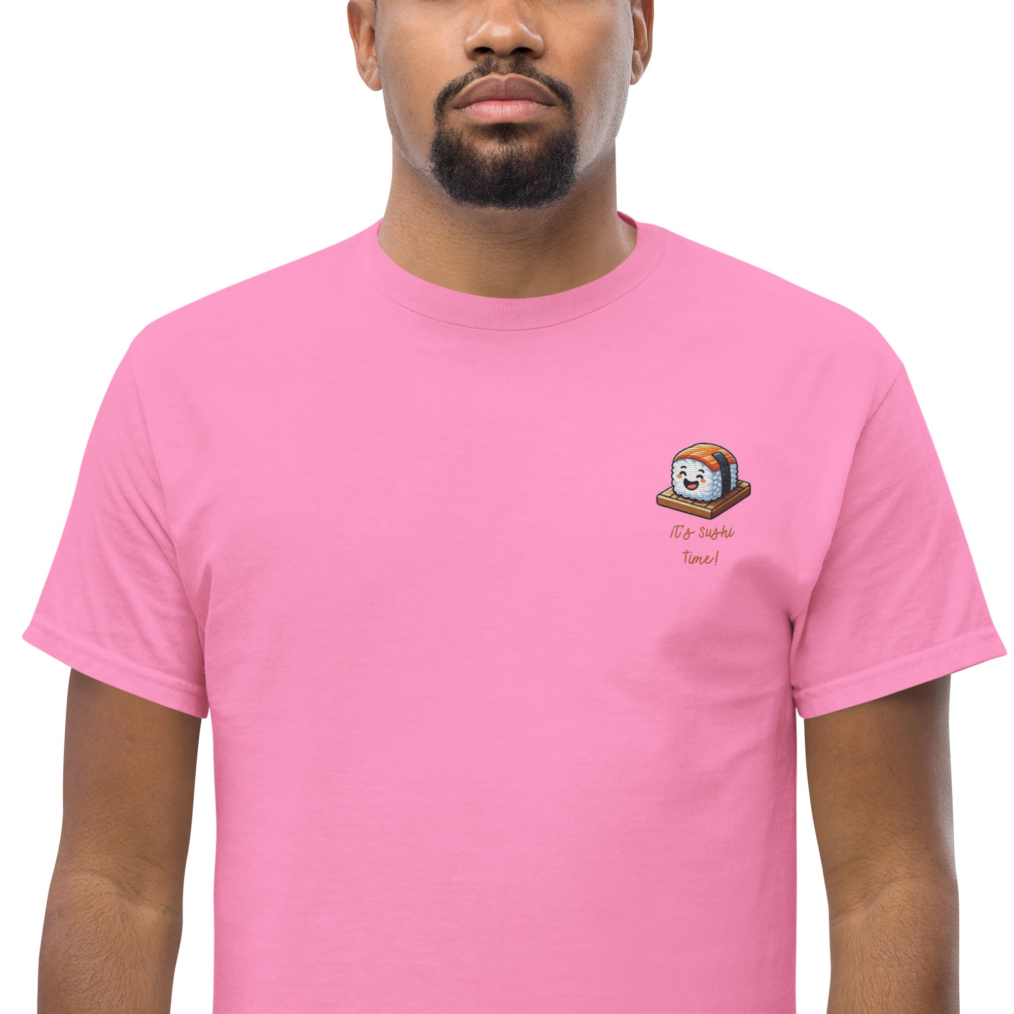 T-shirt Ricamata Unisex – 100% Cotone – Stile Streetwear e Confortevole – It's Sushi Time
