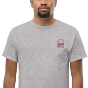 T-shirt Ricamata Unisex – 100% Cotone – Stile Streetwear e Confortevole – Medusa Felice