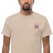 T-shirt Ricamata Unisex – 100% Cotone – Stile Streetwear e Confortevole – Medusa Felice