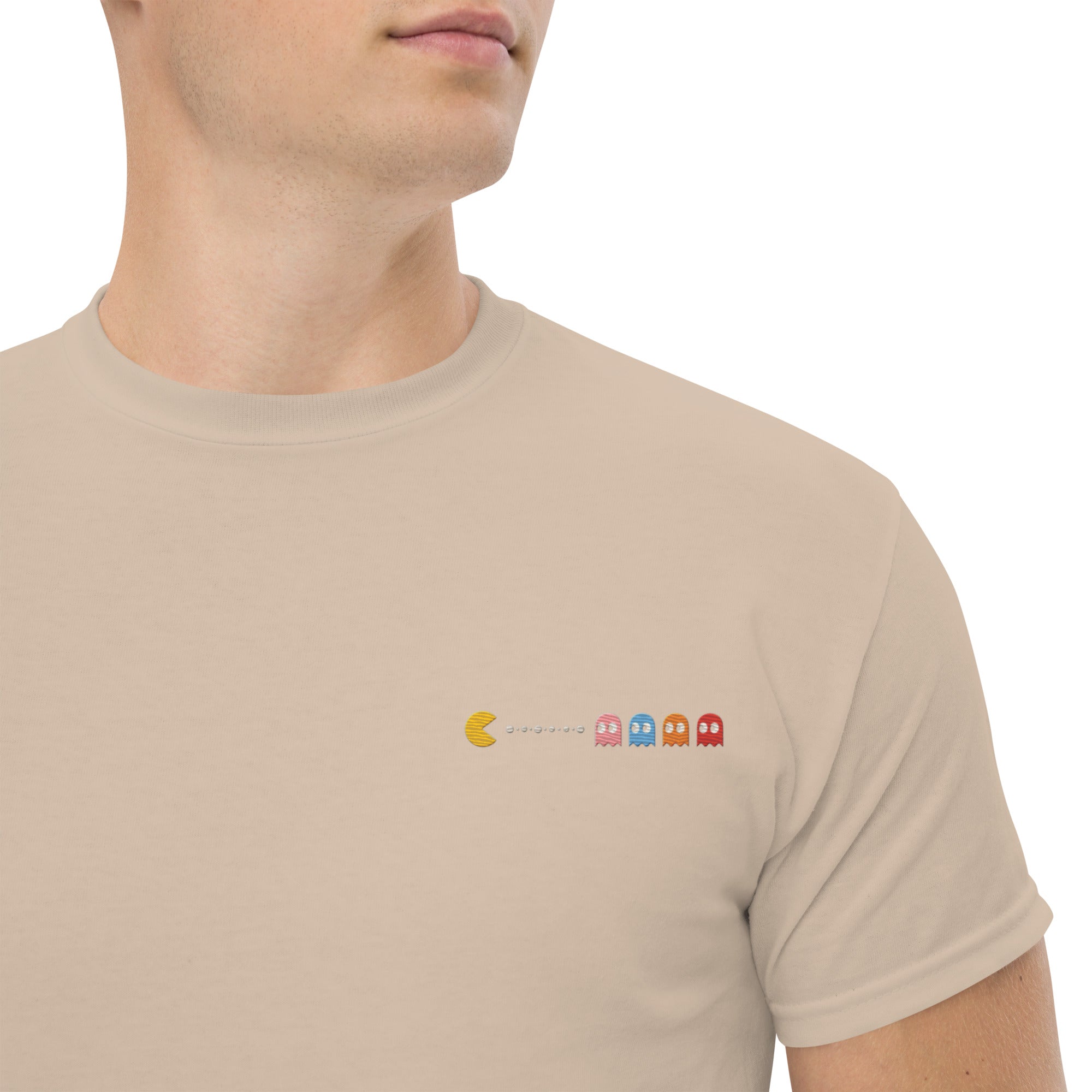 T-shirt Ricamata Unisex – 100% Cotone – Stile Streetwear e Confortevole – Pcman