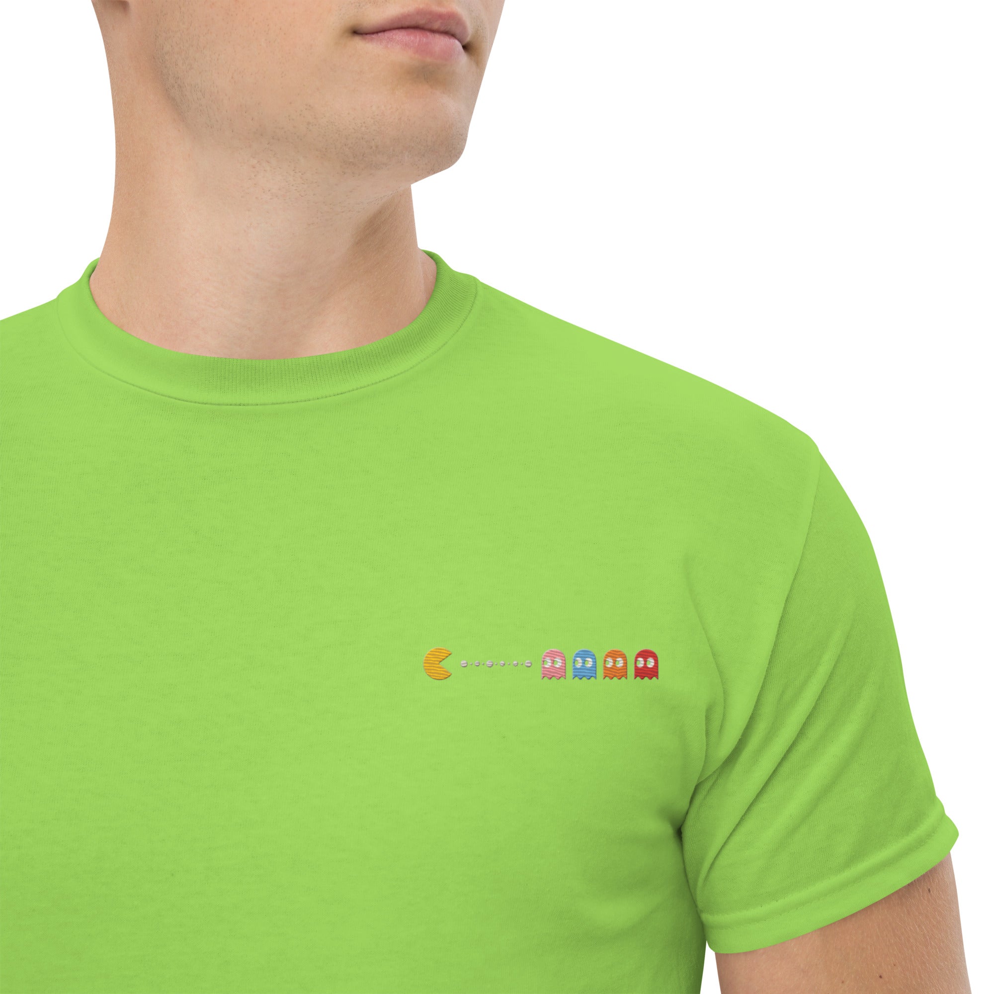 T-shirt Ricamata Unisex – 100% Cotone – Stile Streetwear e Confortevole – Pcman