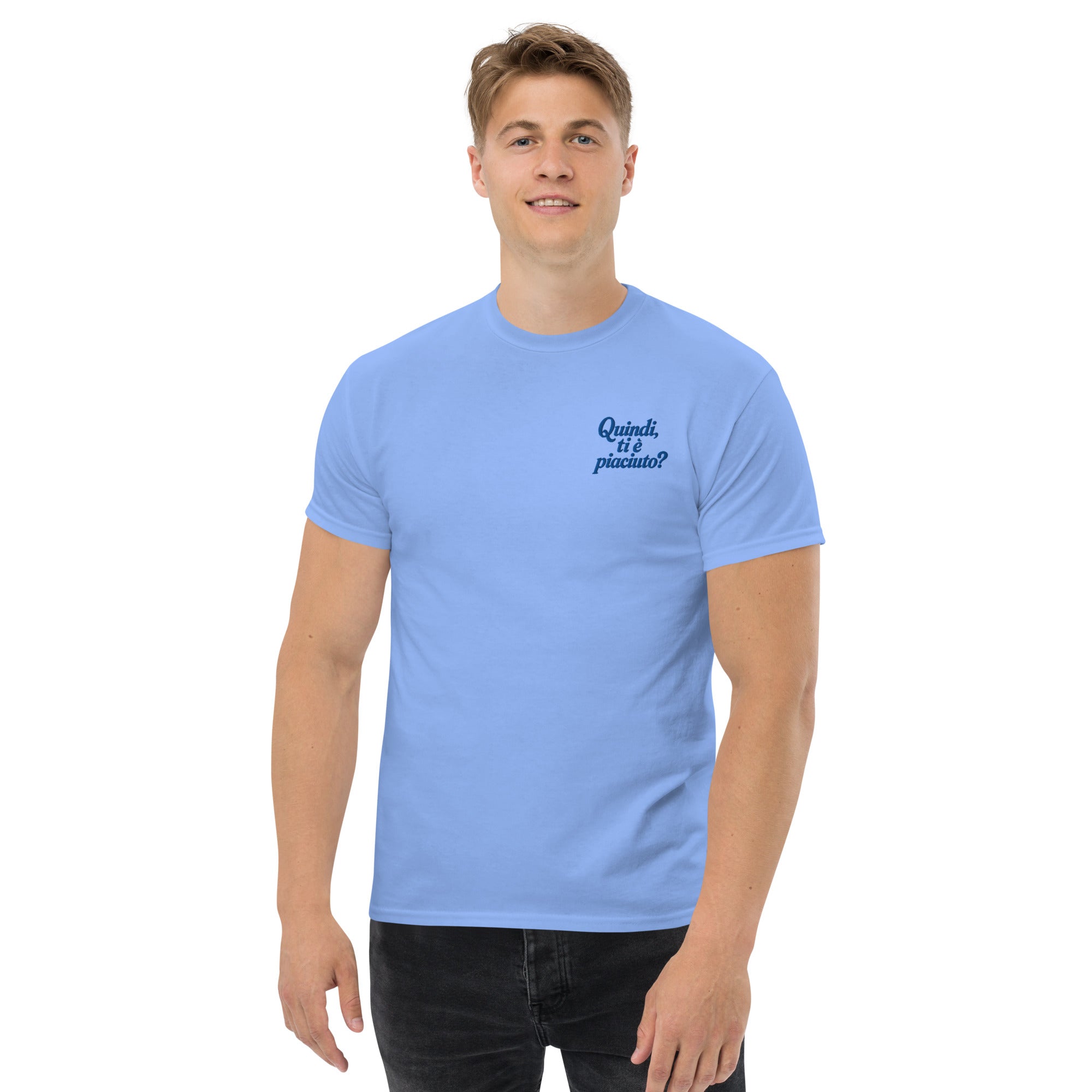 T-shirt Ricamata Unisex – 100% Cotone – Stile Streetwear e Confortevole – Quindi ti è piaciuto?
